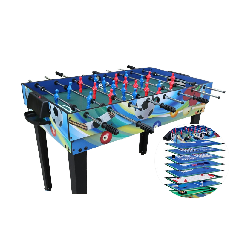 Table Tennis Folding Table - โต๊ะเกมอเนกประสงค์พับได้ขนาด 12 นิ้ว สำหรับความบันเทิงภายในบ้าน - ฟุตบอลแนวตั้ง