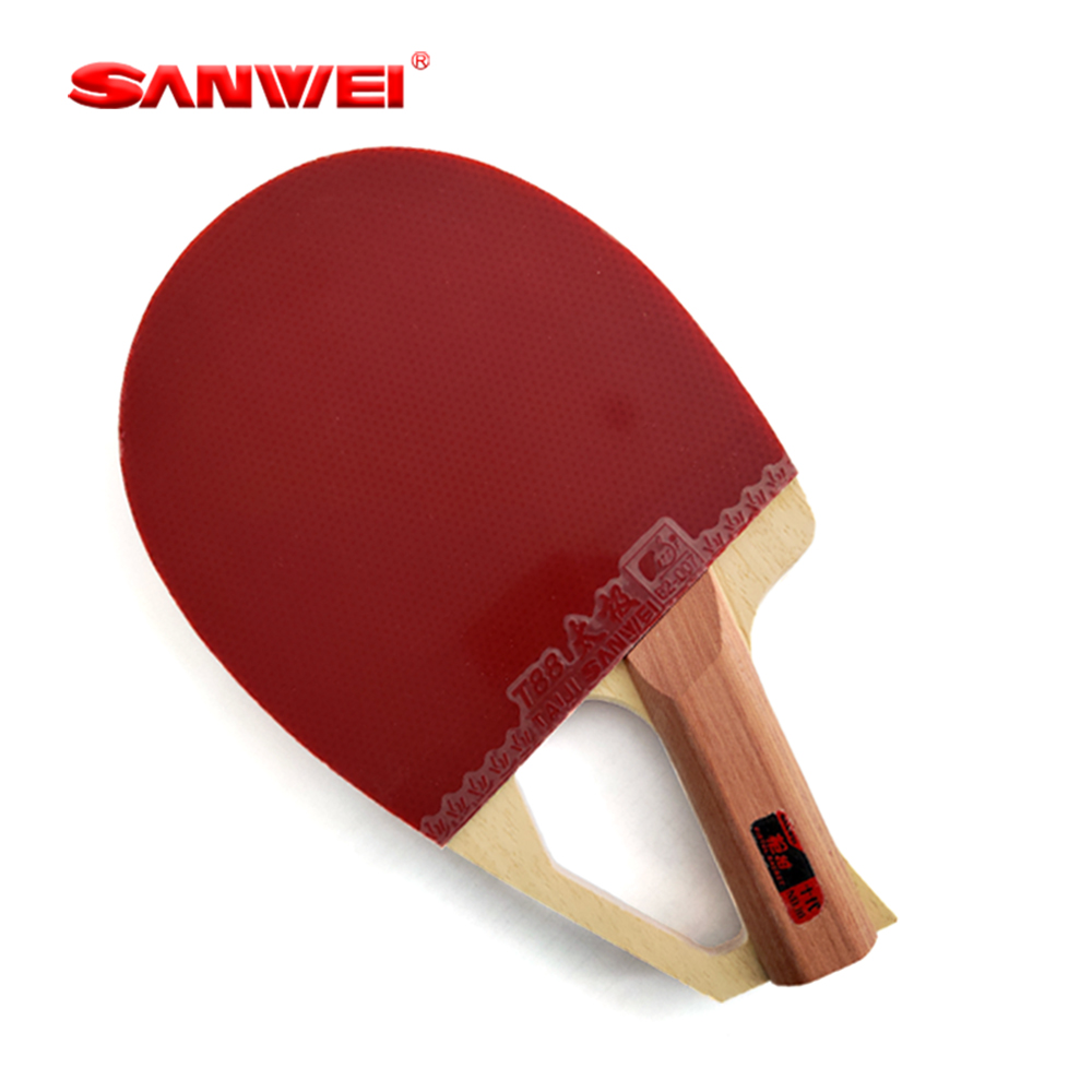 Table Tennis Blade - ไม้ปิงปอง SANWEI รุ่นดั้งเดิม รูปทรงปืนพก แบบจับถนัดมือ ใบมีดสำหรับเล่นปิงปอง