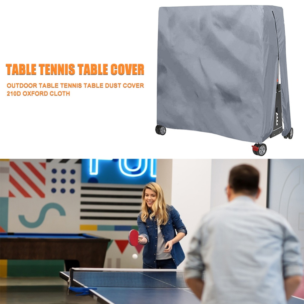 Table Tennis Folding Table - ผ้าคลุมโต๊ะปิงปอง 210D Oxford Fabric กันน้ำ พับได้