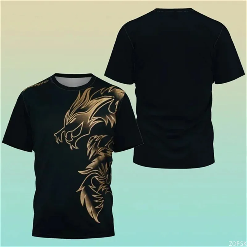 Table Tennis Training China - เสื้อยืดเทรนนิ่งปิงปอง 3D พิมพ์ลายใหม่สุดฮิต ดูดซับเหงื่อ สวมใส่สบาย เสื้อกีฬาแบดมินตัน
