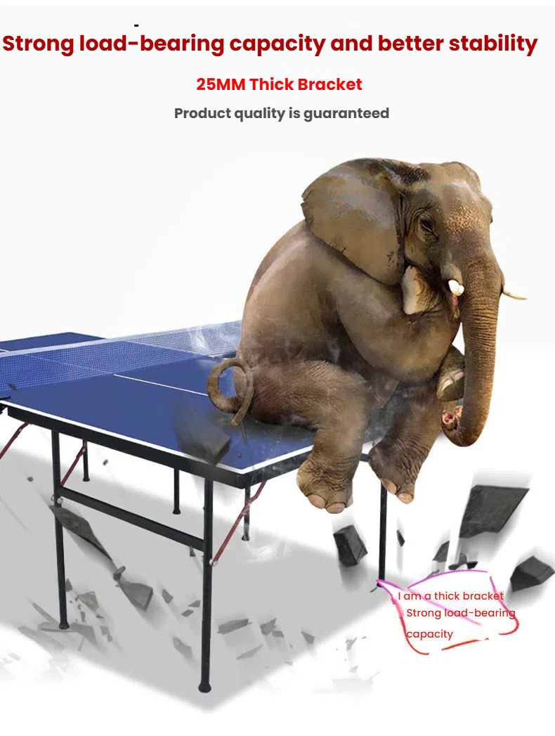 Table Tennis Folding Table - โต๊ะปิงปองพับได้ขนาดเล็กพกพาสะดวกจากผู้ผลิต ราคาประหยัดสำหรับกีฬา