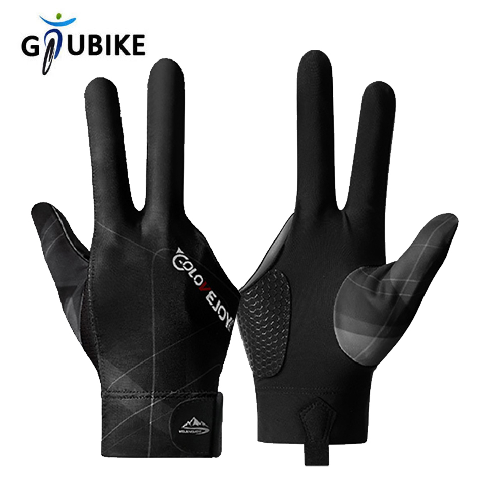 Table Tennis Us Open - GTUBIK 1PCS ถุงมือบิลเลียด Enhanced Grip ซ้ายขวามือเปิดสามนิ้วถุงมือบิลเลียดสนุ๊กเกอร์ถุงมือปิงปอง
