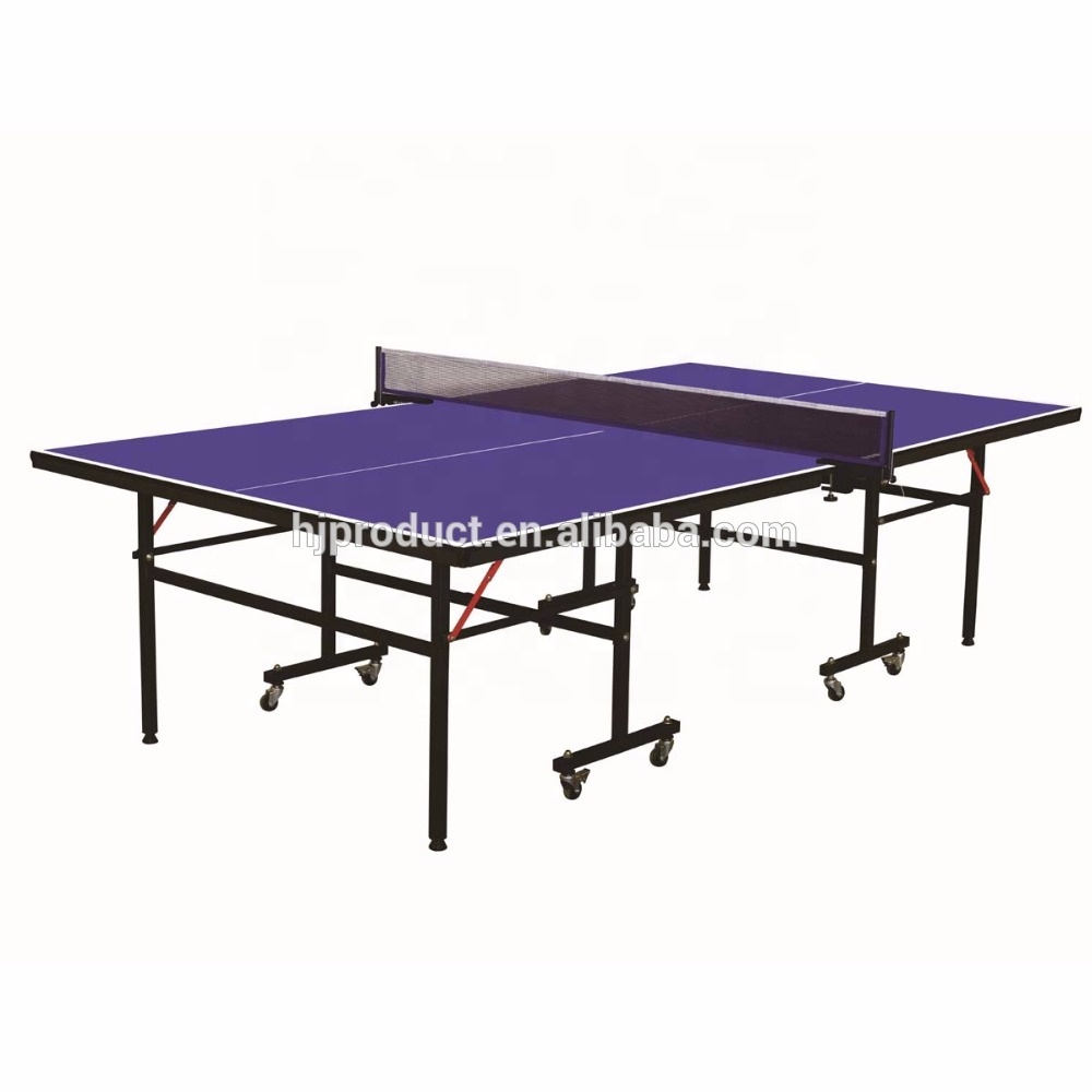 โต๊ะปิงปองแบบพับได้พร้อมล้อเลื - Table Tennis Folding Table บทวิจารณ์และราคา