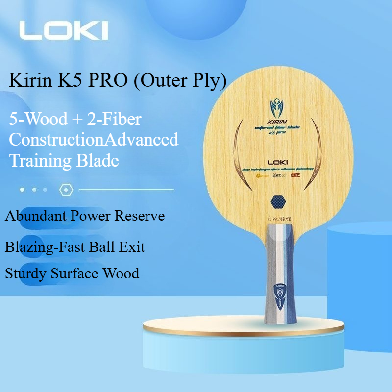 ไม้ปิงปอง LOKI Kirin K5 PRO 5  - Table Tennis Blade บทวิจารณ์และราคา