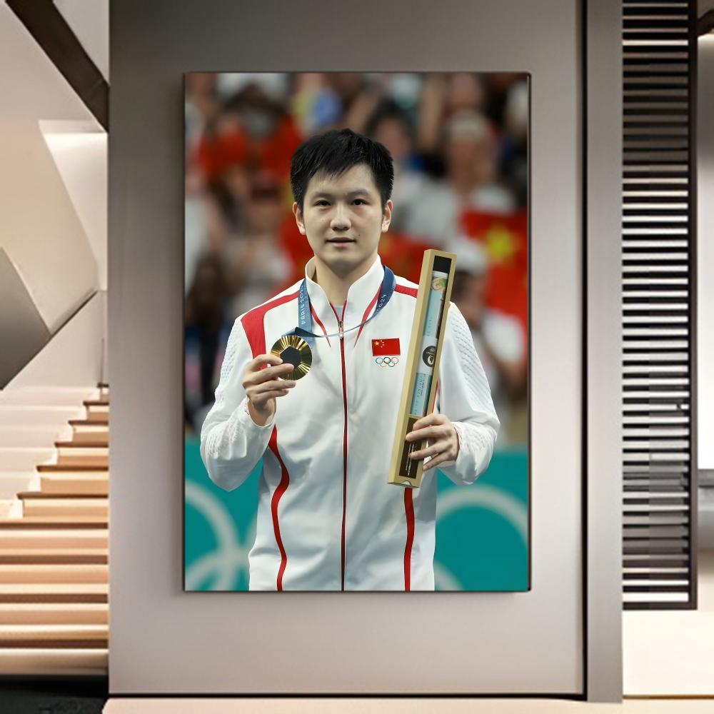 โปสเตอร์แฟน เจิ้นตง ปิงปอง ภาพ - Table Tennis Zhendong บทวิจารณ์และราคา