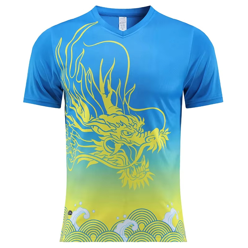 เสื้อยืดทีมลายกีฬาปิงปองเสื้อย - Table Tennis Training China บทวิจารณ์และราคา