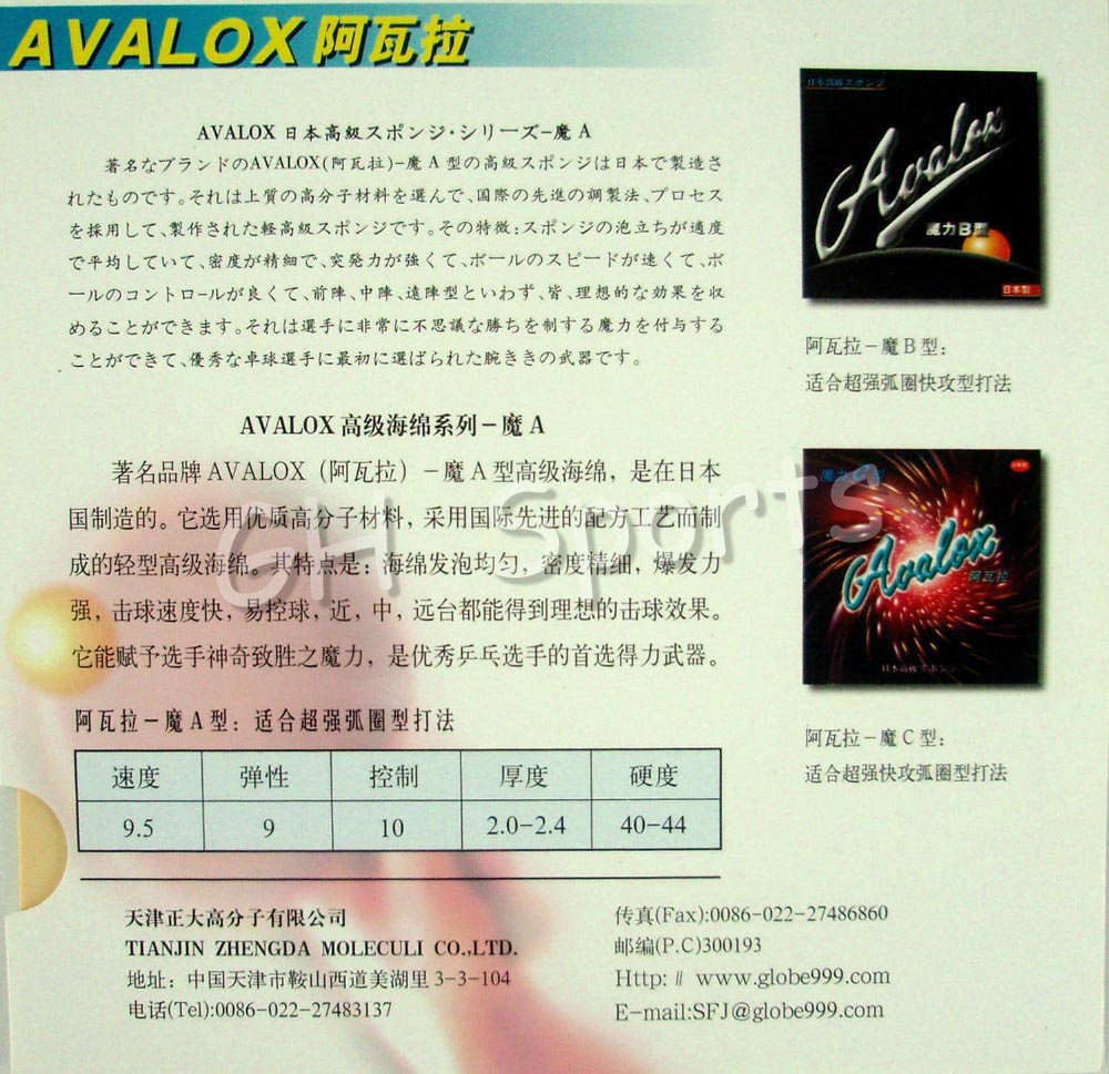 อวาโลกซ์ เมจิก เอ เมจิก บี เมจ - Table Tennis In Japanese บทวิจารณ์และราคา