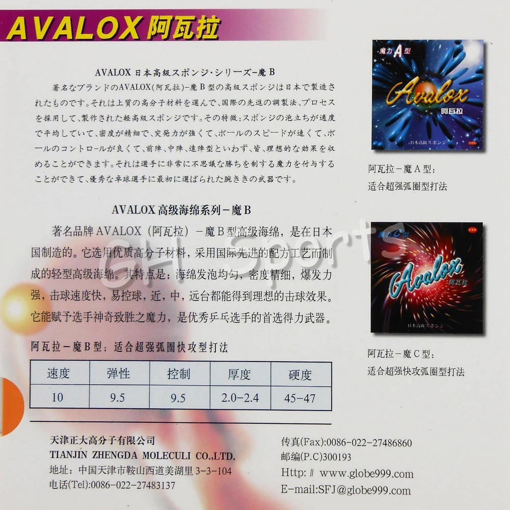 อวาโลกซ์ เมจิก เอ เมจิก บี เมจ - Table Tennis In Japanese บทวิจารณ์และราคา
