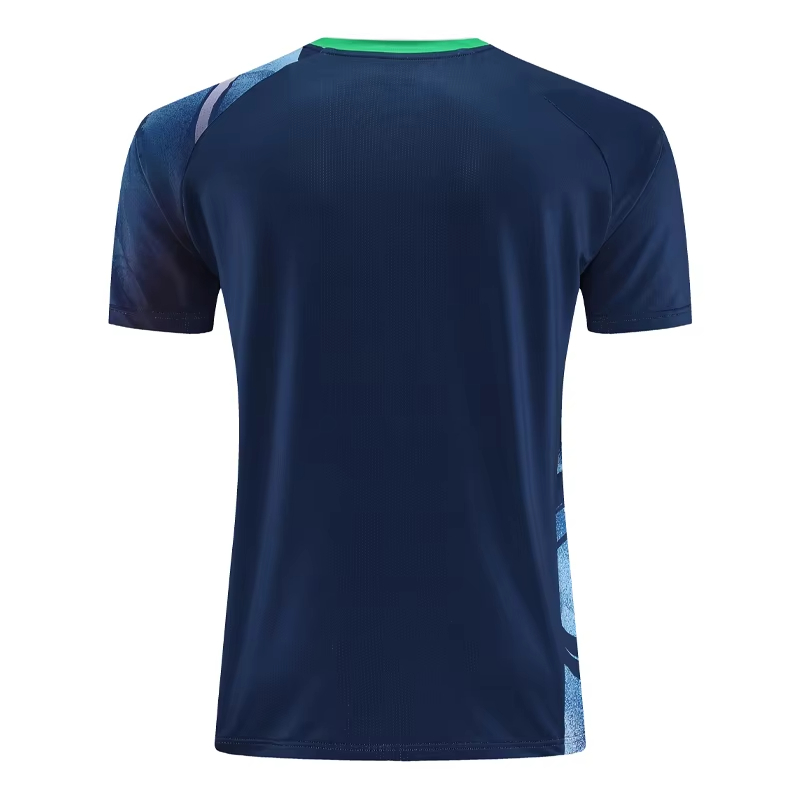 เสื้อยืดกีฬาผู้ชายคอวีลายพิมพ์ - Table Tennis Training China บทวิจารณ์และราคา