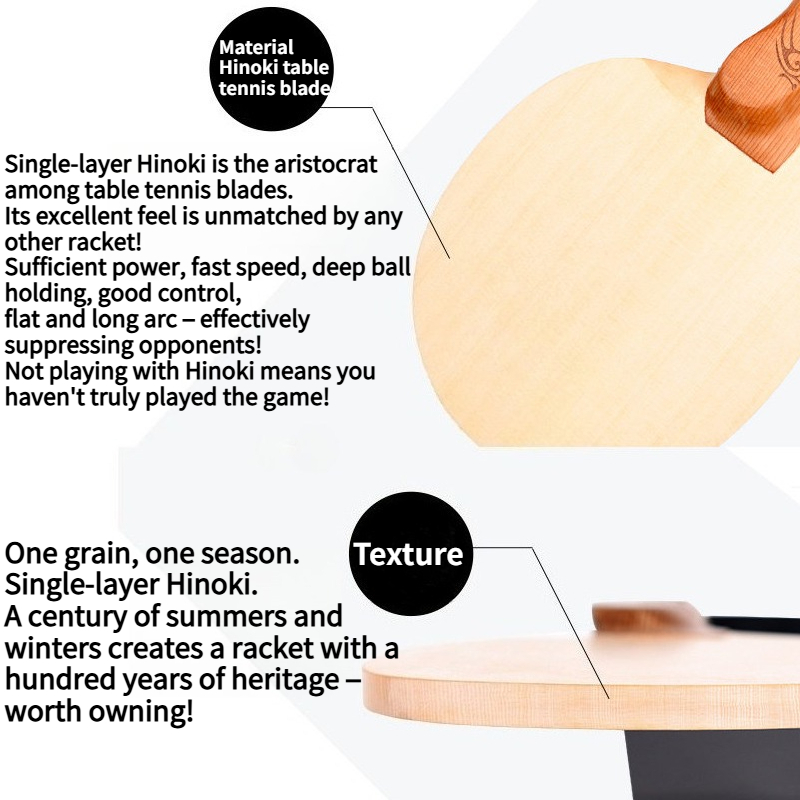 ไม้ปิงปอง Shenlongmu 1-Ply Hin - Table Tennis Blade บทวิจารณ์และราคา